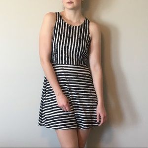 Striped Skater Dress